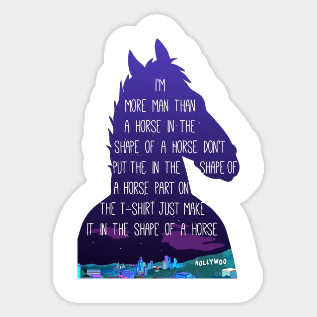 bojack horseman Sticker by ilovemubs